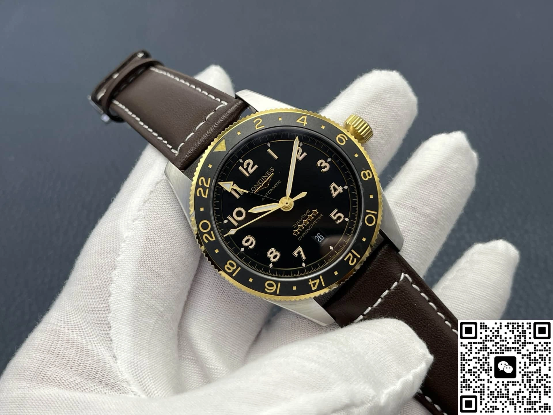 LG Factory Longines Spirit L3.812.5.53.2 1:1 Best Edition Replica Watch